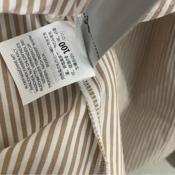 J Crew Cotton Stripe Wrap Top Size S/P - Picture 6 of 8